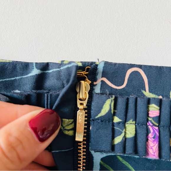 AGUA BY AGUA BENDITA Barbara Paradiso Ruffle-Trim Poplin Midi Dress Size M - Picture 5 of 9